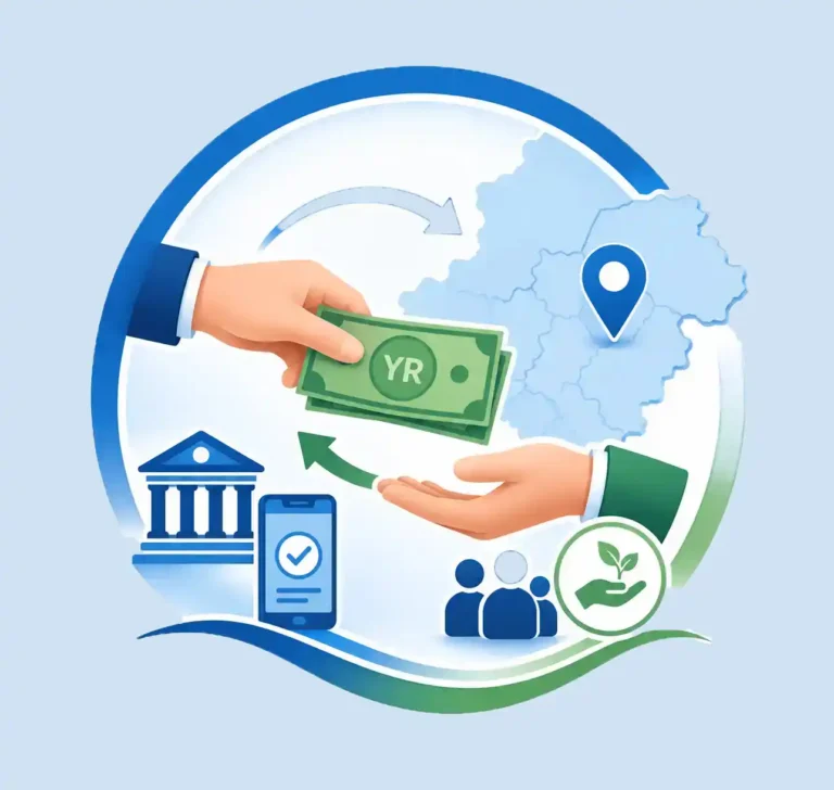 تحديث جديد: تقديم خدمات التحويلات النقدية وتنفيذ عمليات صرف المساعدات النقدية – محافظة الضالع